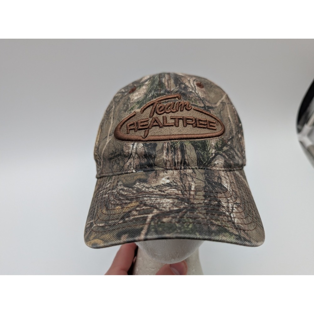 Outdoor Cap Team Realtree Camo Baseball Hat Adjustable Strapback Brown Green